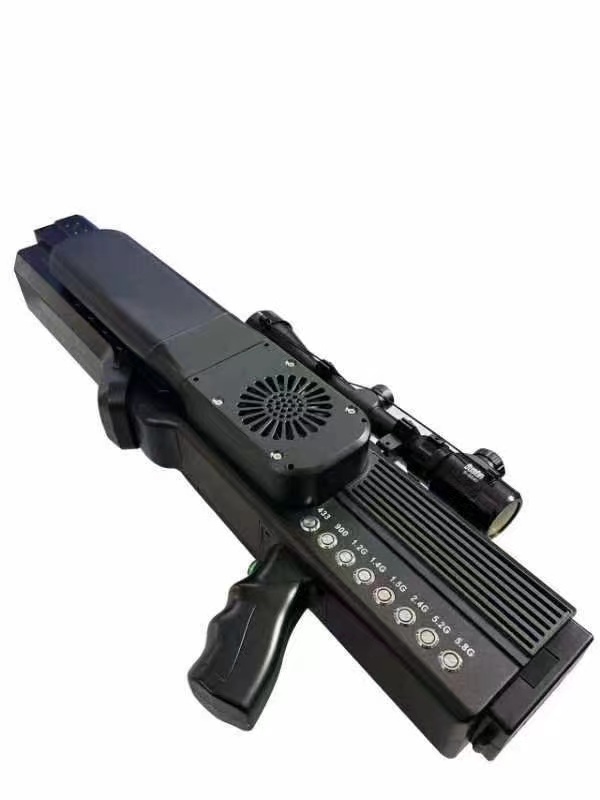  城固手持便携式枪型低空防御反制八通道